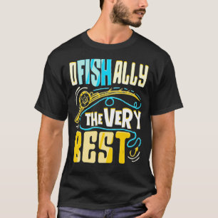 Ofishalle die sehr beste Fischerei Fischerei Fisch T-Shirt