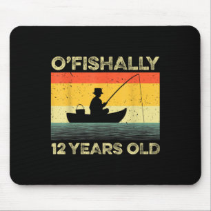 Ofishally 12 Year Old Shirt 12. Geburtstag Vintage Mousepad