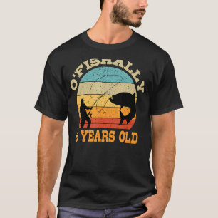 O'Fishally 6 Jahre alter Fischfang Geburtstagsthem T-Shirt