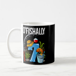 O'fishally 7 Jahre alt 7. Geburtstag Angeln 1  Kaffeetasse