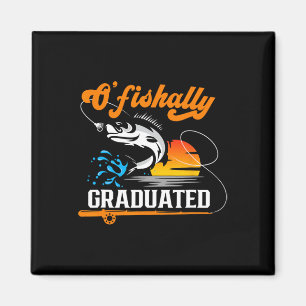 O'fishally Absolvent der Angelbegeisterte Abschlus Magnet