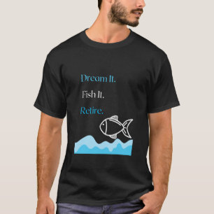 O'fishally Rentner-Angler Rentner-Angler Fisch T-Shirt