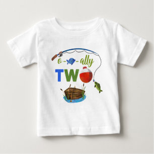 Ofishally TWO Baby-T-Shirt Kleiner Fischer-Shirt Baby T-shirt