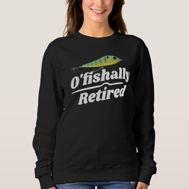 O'fishaltig müde Angellocke Sweatshirt (Vorderseite)