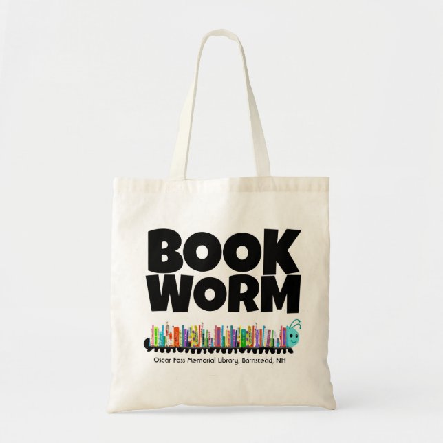 OFML Buch-Wurm-Taschen-Tasche Tragetasche (Vorne)