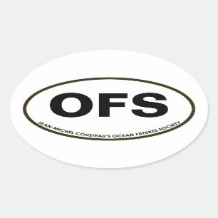 OFS Oval-Aufkleber Ovaler Aufkleber