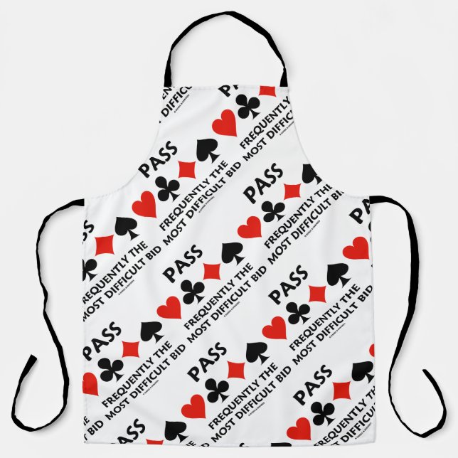 Oft die schwierigste Brücke überqueren Schürze (Vorderseite)