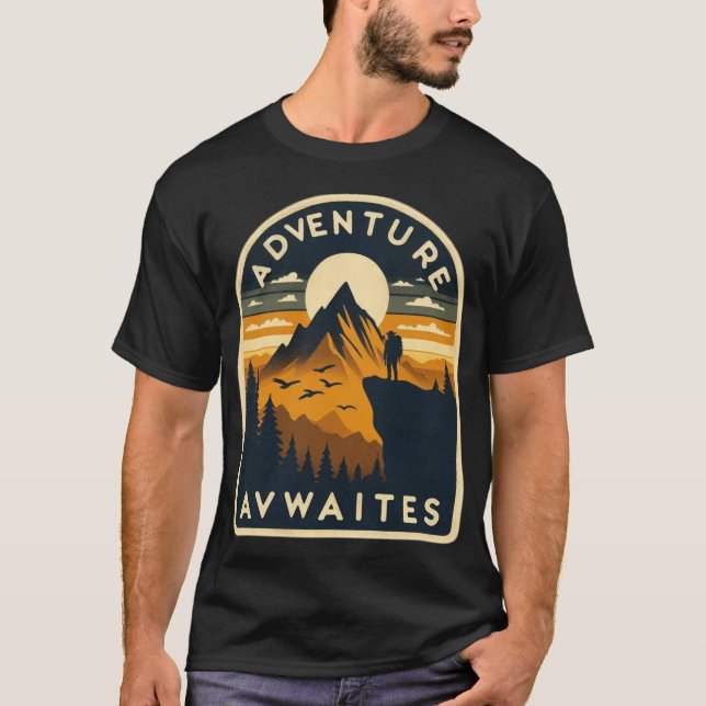 Oft Wander, Wonder immer - Abenteuer wartet T-Shir T-Shirt (Vorderseite)