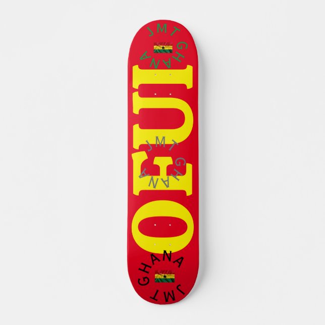OFUI JMT GHANA 7 3/4" Skateboarddecke Skateboard (Vorne)