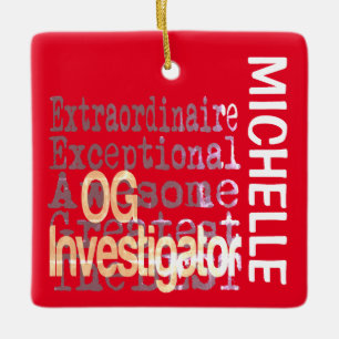 OG Ermittler Außerordentlicher CUSTOM Keramikornament