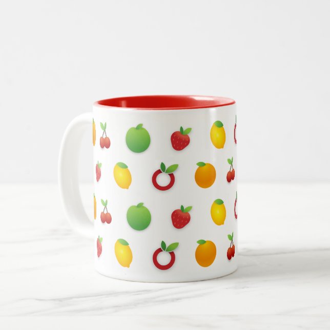 OG Fruit Salad Mug Zweifarbige Tasse (Vorderseite Links)