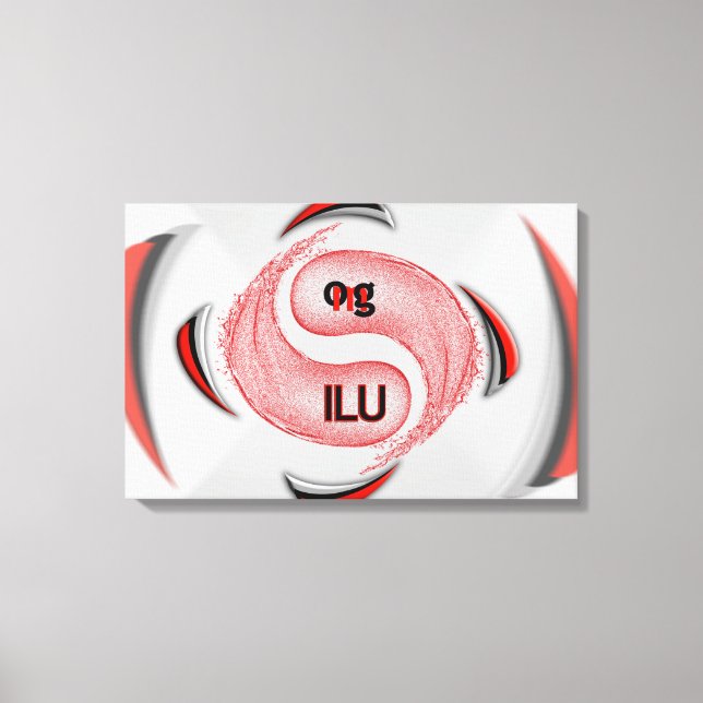 OG! ilu Leinwanddruck (Vorderseite)