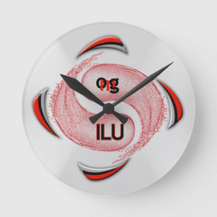 OG! ilu Runde Wanduhr