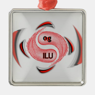 OG! ilu Silbernes Ornament