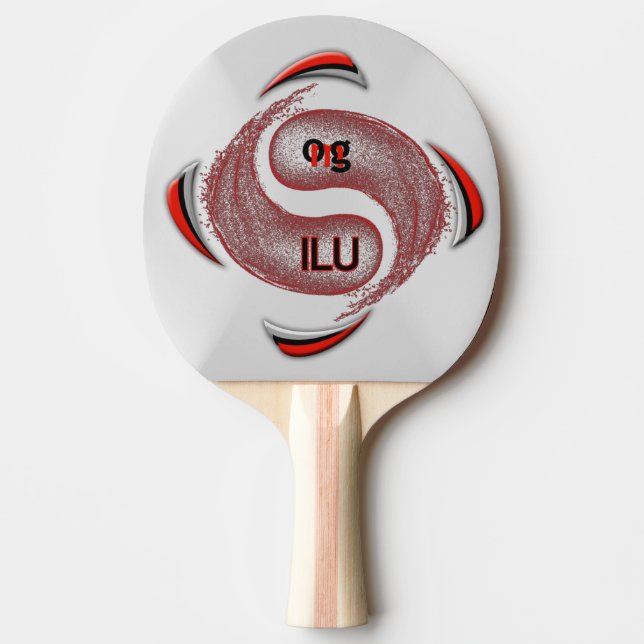 OG! ilu Tischtennis Schläger (Vorderseite)