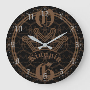 OG Kingpin Wall Clock Große Wanduhr