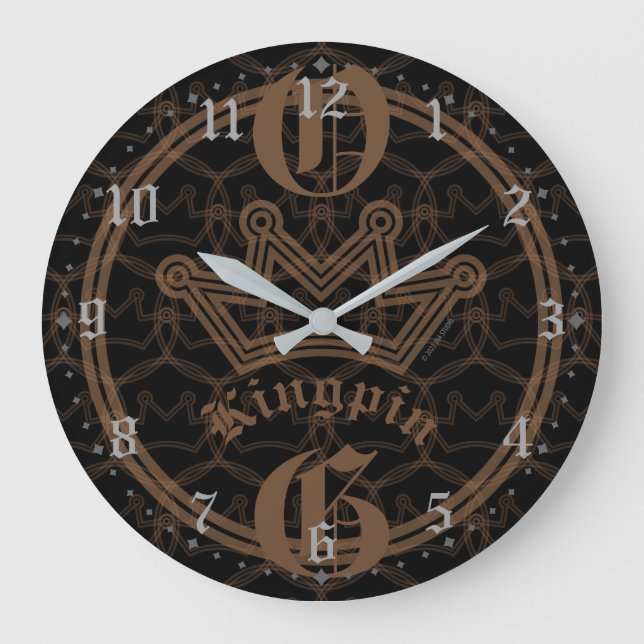 OG Kingpin Wall Clock Große Wanduhr (Vorderseite)