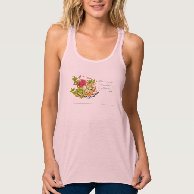 Og Mandino Quote Succules Tank Top (Vorderseite)