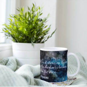 Og Mandino Stars Quote Celestial Kaffeetasse