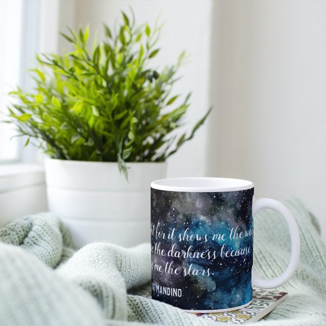 Og Mandino Stars Quote Celestial Kaffeetasse (Von Creator hochgeladen)