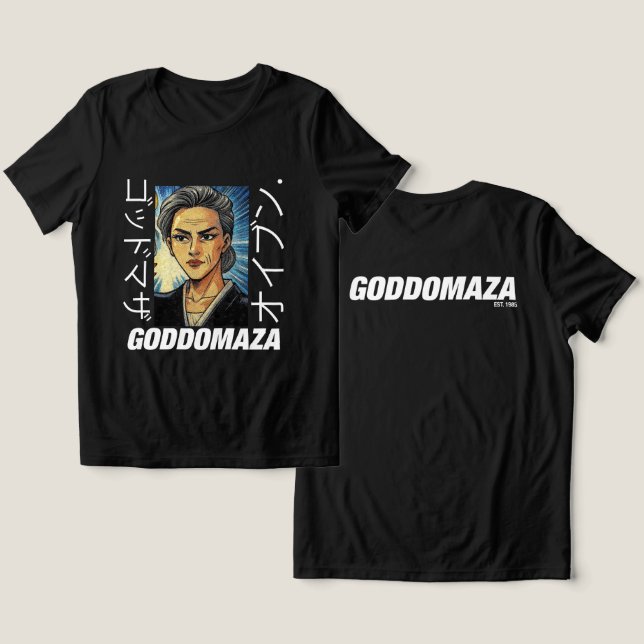 OG MOMOKO FARBE FRONT VIEW Tri-Blend SHIRT (Design Vorderseite & Rückseite)