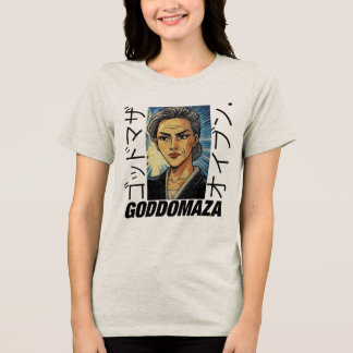 OG MOMOKO HEAD VINTAG FARBE EST. 1985 FRONT VIEW Tri-Blend SHIRT