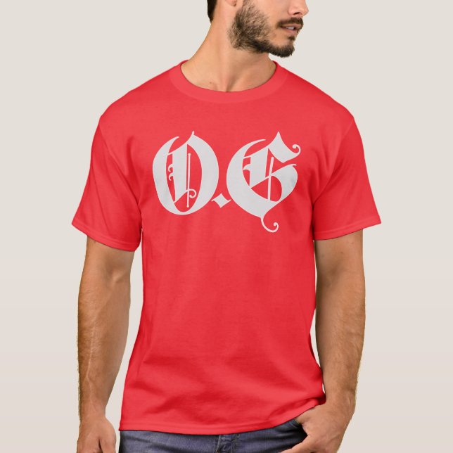 OG Original Gangster Freunde T-Shirt (Vorderseite)
