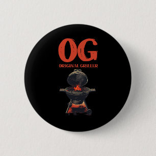 Og Original Griller Grillen Byrbecue Pitmaster Gri Button