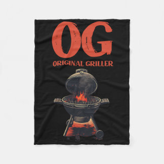 Og Original Griller Grillen Byrbecue Pitmaster Gri Fleecedecke