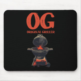 Og Original Griller Grillen Byrbecue Pitmaster Gri Mousepad