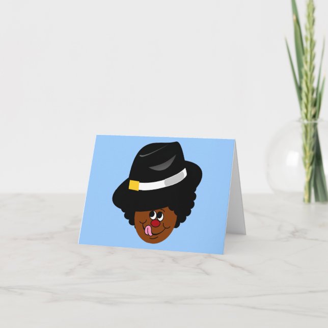 OG Pimpgrim: Ursprünglicher Gangsta Feiertagskarte (Vorderseite)