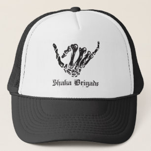 OG Skeleton Shaka - Fernlastfahrer-Hut Truckerkappe