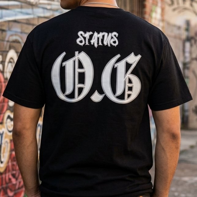 OG-Status Rückschlag T-Shirt (Status O.G Tshirt)