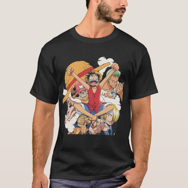 OG Strohhut Crew ANIME MANGA CARTOON MEME GIFT T-Shirt (Vorderseite)