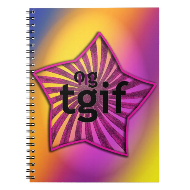 OG! tgif Notizblock (Vorderseite)