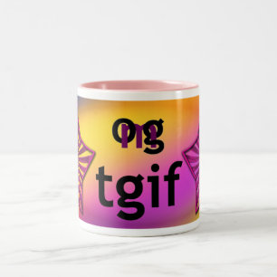 OG! tgif Zweifarbige Tasse