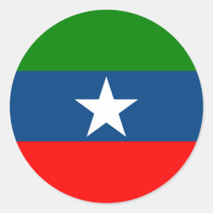 Ogaden, Estland Runder Aufkleber