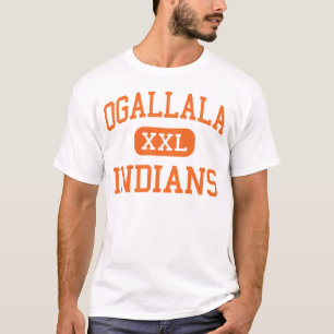 Ogallala - amerikanischer Ureinwohner - hoch - T-Shirt