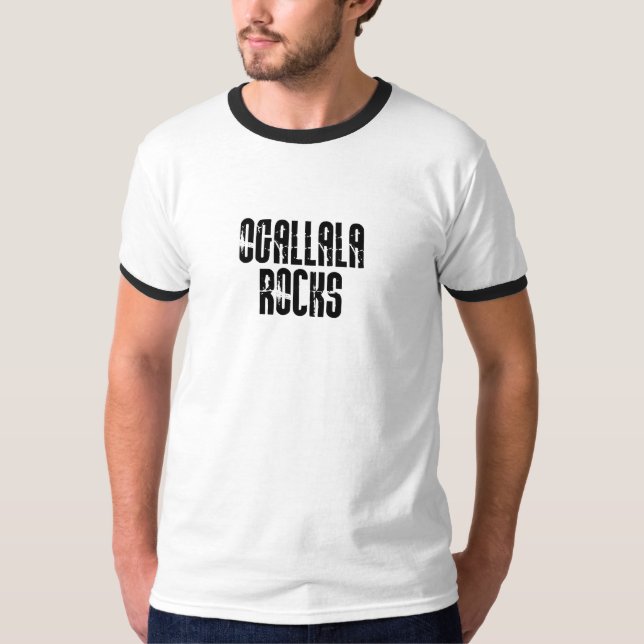 Ogallala Nebraska Felsen T-Shirt (Vorderseite)