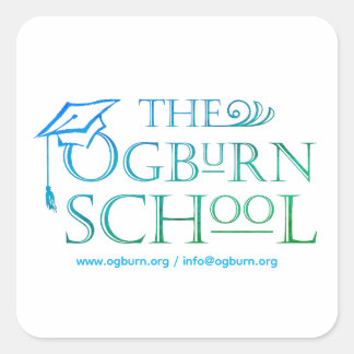 Ogburn-Aufkleber Quadratischer Aufkleber
