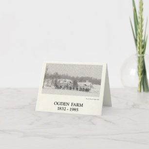 Ogden Farm 1832-1985 Stadt Wallkill New York Karte