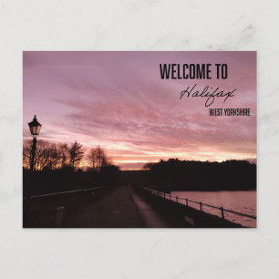 Ogden Water Willkommen bei Halifax Postcard Postkarte