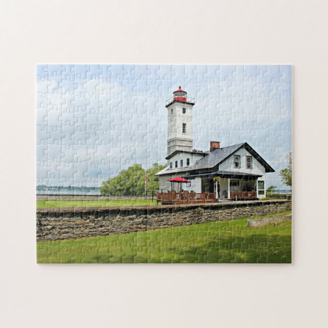 Ogdensburg Harbour Lighthouse, New York Puzzle (Horizontal)