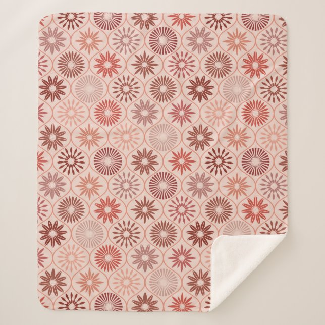 Ogee Boho Blume Sherpadecke (Vorderseite)