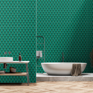 Ogee Gold Diamond Tufted Smarald Green Tapete