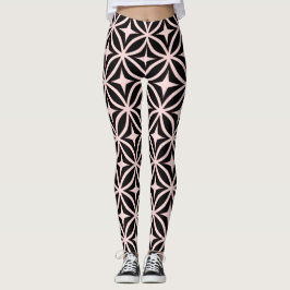 Ogee und Star Repeat Pattern Leggings