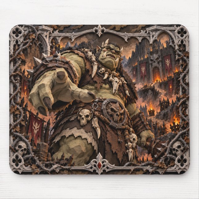 Oger, Paper Cut Monster Mousepad (Vorne)