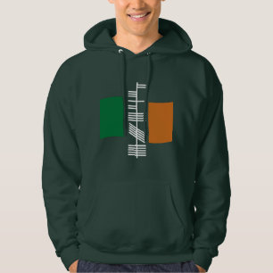 Ogham Text "Irland" Hoodie