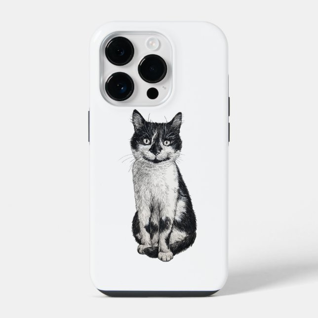 Ogie die Katze iPhone Hülle (Rückseite)