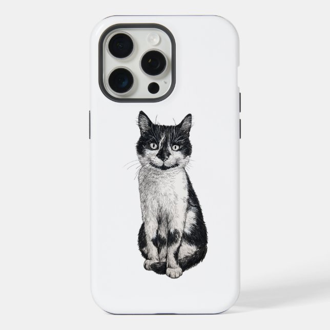 Ogie die Katze iPhone Hülle (Rückseite)